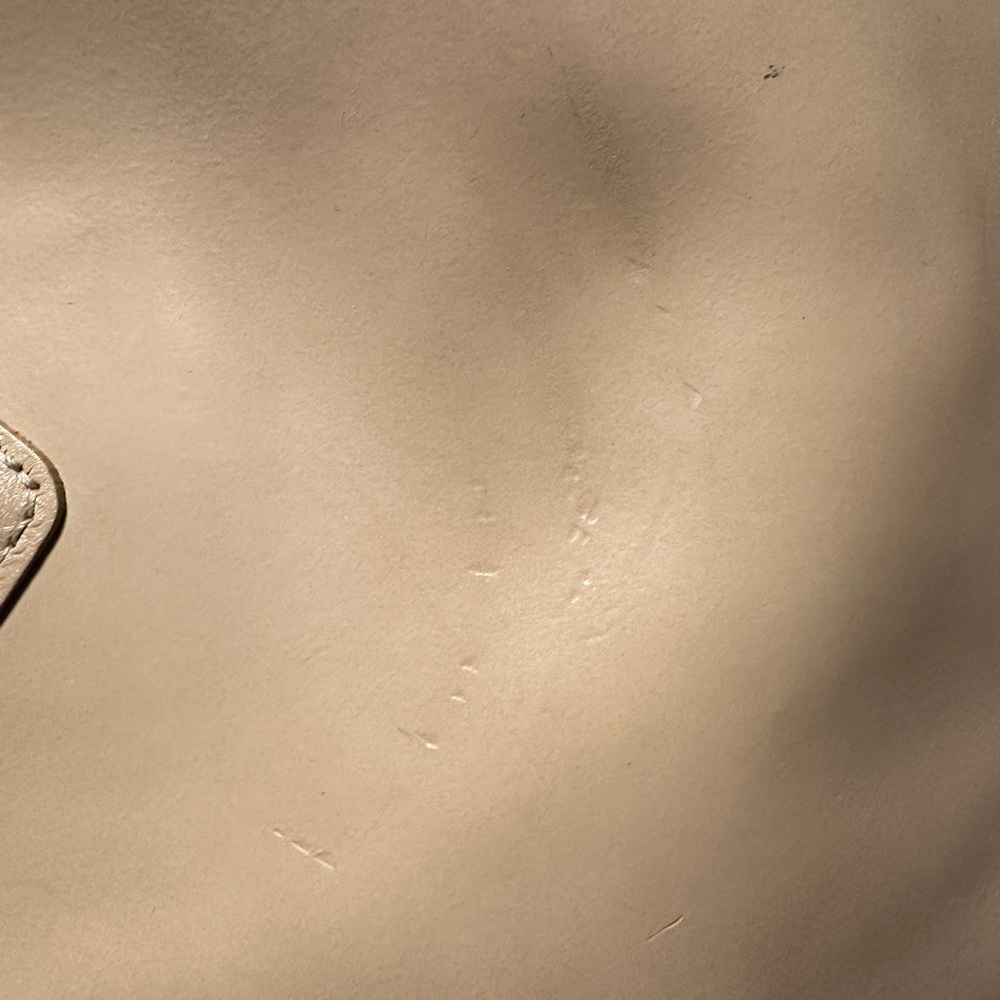 BEAUTIFUL - beige leather handbag - Picture 8 of 8